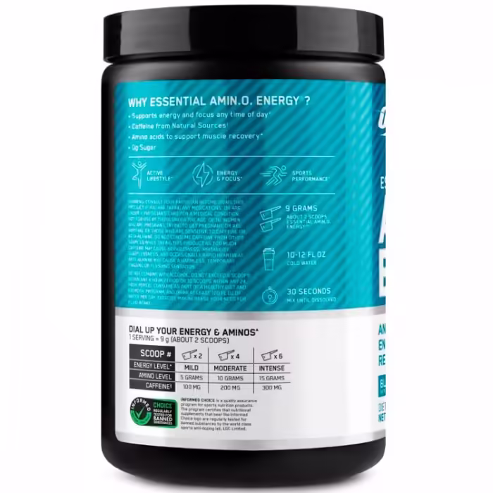 Aminoacizi Optimum Nutrition Essential Amino Energy Blueberry Mojito 270g - 2