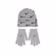 Set Caciula + Manusi Nike SWOOSH REPEAT BEANIE SET