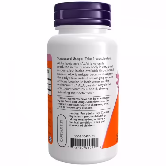 Vitamine Now Foods Alpha Lipoic Acid 250 mg - 2