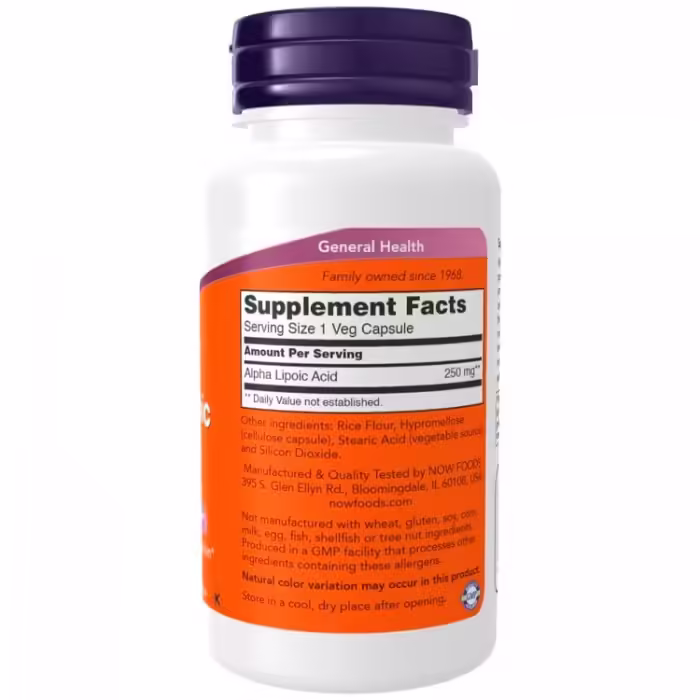Vitamine Now Foods Alpha Lipoic Acid 250 mg - 3