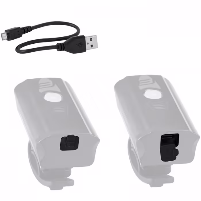 Фонарь передний Force DIVER 900 Lm, USB - 2