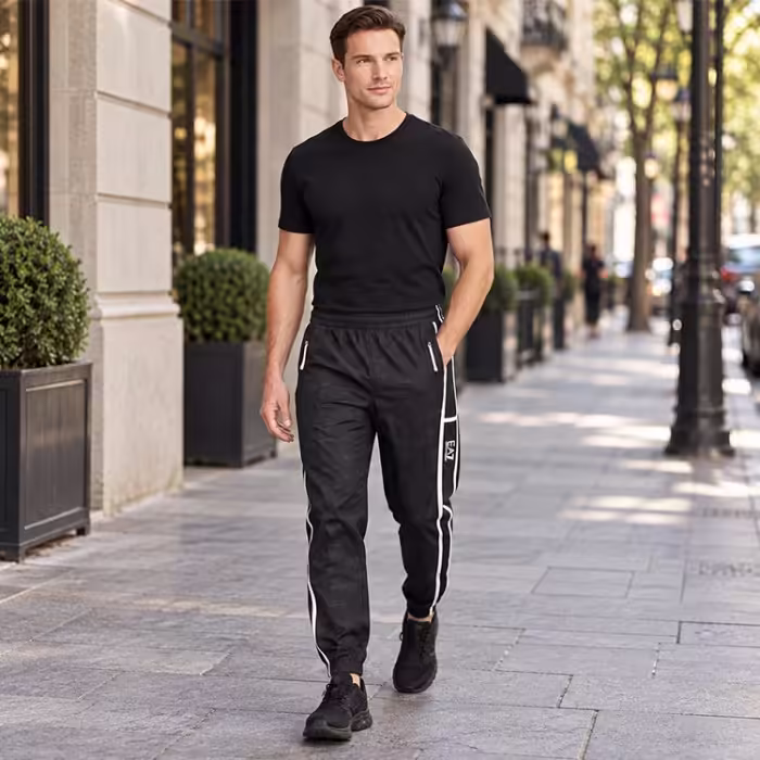 Pantaloni EA7 EMPORIO ARMANI TRAIN GRAPHIC SERIES M - 8
