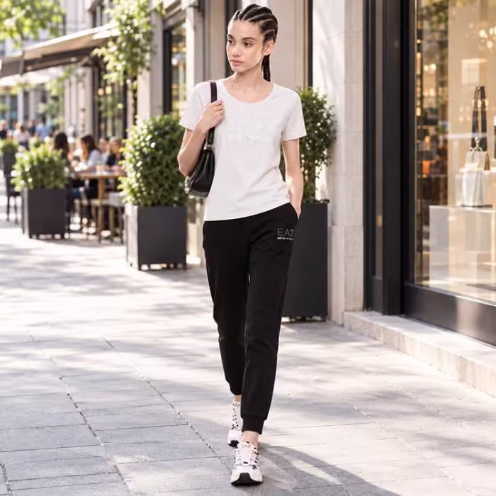 Футболка EA7 EMPORIO ARMANI TRAIN LOGO SERIES W TEE SS RN - 8