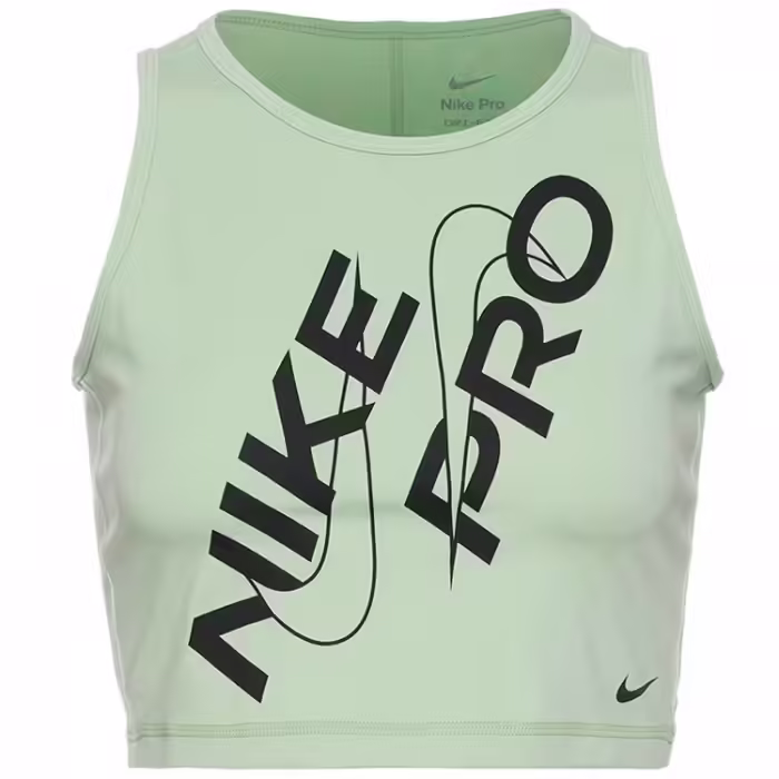 Майка Nike W NP DF CROP TANK GRX - 3