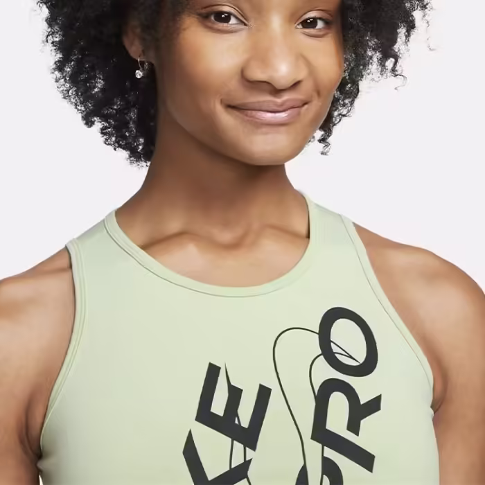 Maiou Nike W NP DF CROP TANK GRX Maslin XS - 5