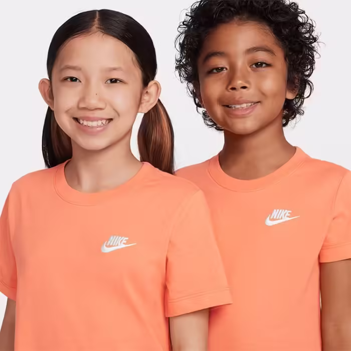 Футболка Nike K NSW TEE EMB FUTURA LBR Оранжевый XL - 4