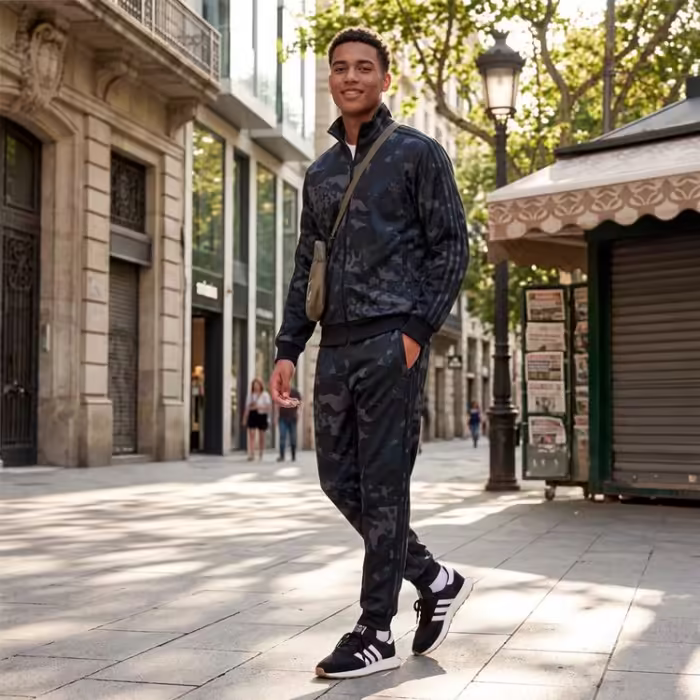 Брюки Adidas CAMO SSTR TP Черный XS - 7
