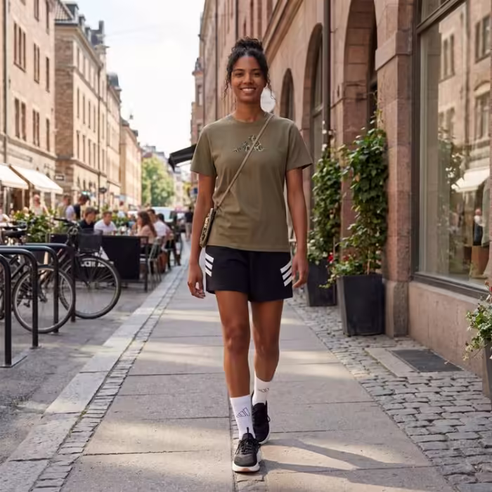 Шорты Adidas W FI 3S SHORT - 7