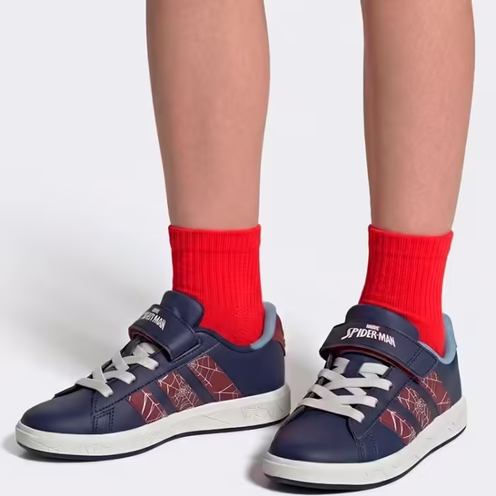 Incaltaminte Sport Adidas SPIDER-MAN GRAND COURT Albastru 29 - 4