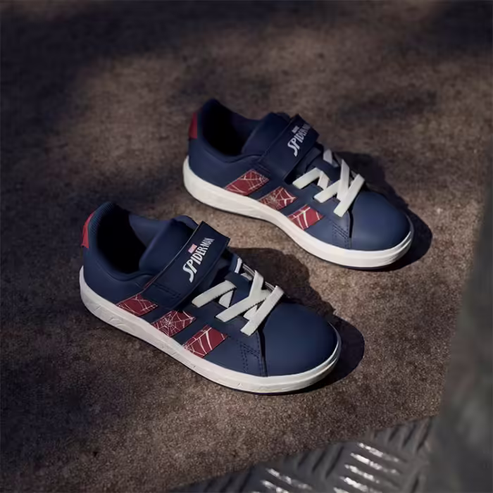 Incaltaminte Sport Adidas SPIDER-MAN GRAND COURT Albastru 29 - 12