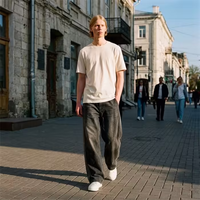 Брюки Adidas ADILENIUM DENIM - 7