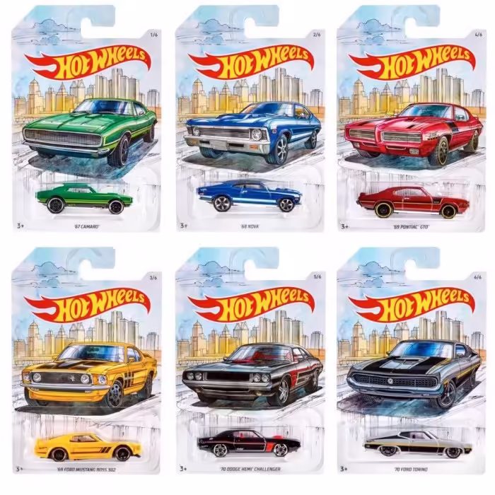 Jucarii Hot Wheels Themed Automotive Asst (GDG44)