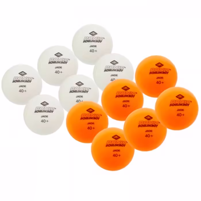 Набор мячей для настольного тенниса 12 шт Donic Jade Poly 40+ spare time ball - 2