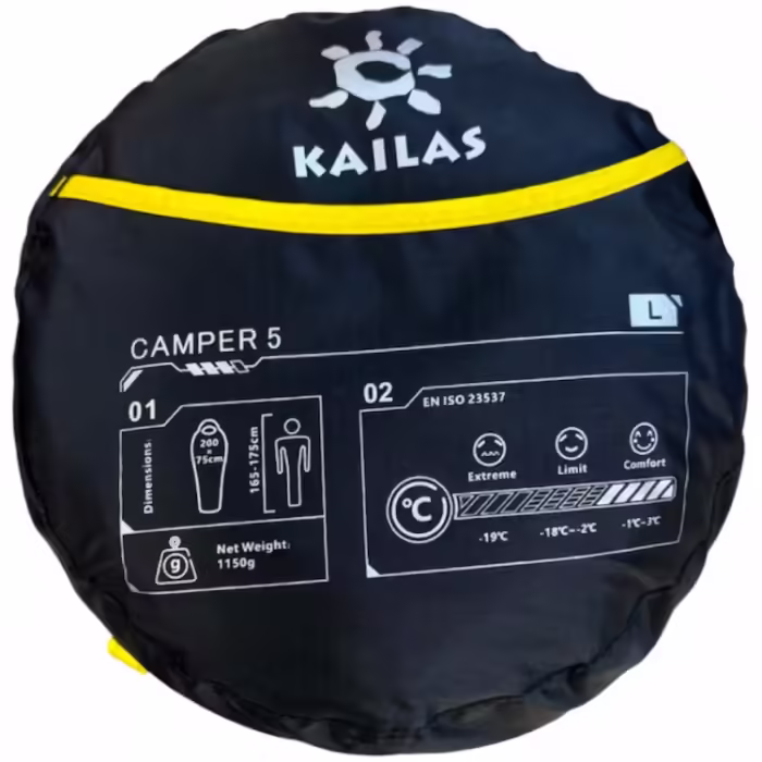 Sac de dormit -3 grade Kailas CAMPER 5 Sleeping Bag - 3