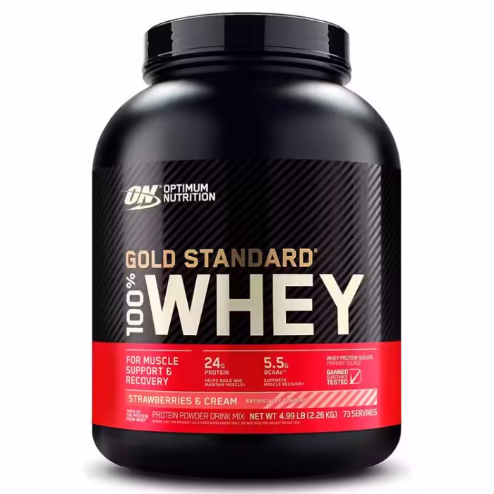 Сывороточный протеин Optimum Nutrition ON 100% WGS GF STRAW & CREAM 4.99LB