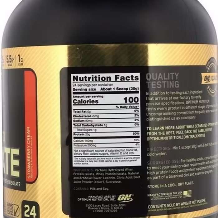 Сывороточный протеин Optimum Nutrition ON 100% WGS GF STRAW & CREAM 4.99LB - 2