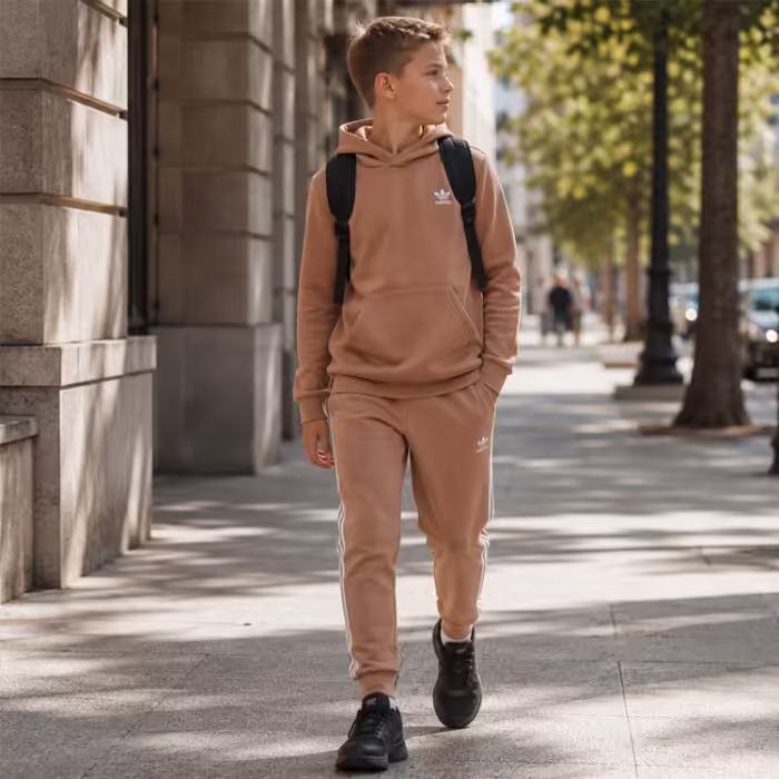 Толстовка Adidas HOODIE Коричневый 140 - 7