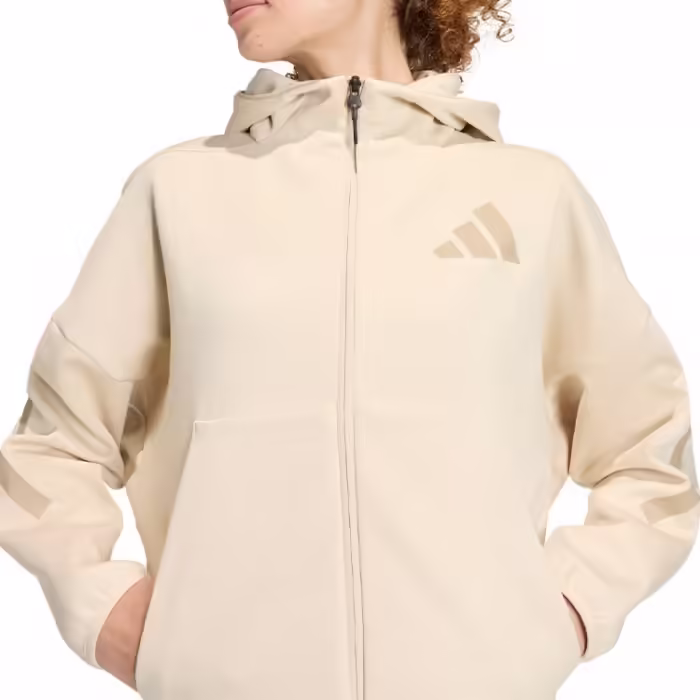 Толстовка Adidas Z.N.E. FULL-ZIP HOODED Бежевый M - 4