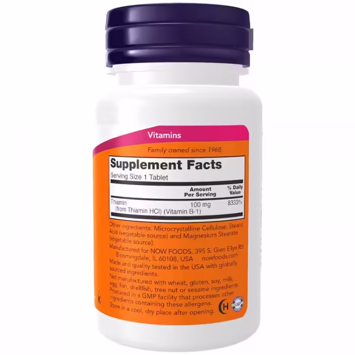 Vitamine Now Foods Vitamin B-1 100 mg - 2