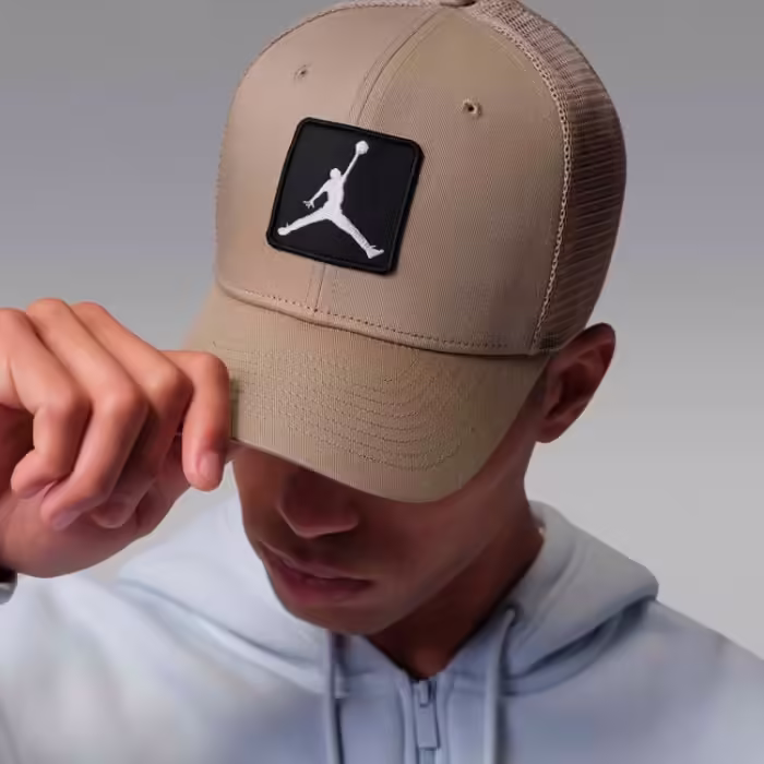 Кепка Nike JORDAN RISE STRUCTURED Коричневый S-M - 7