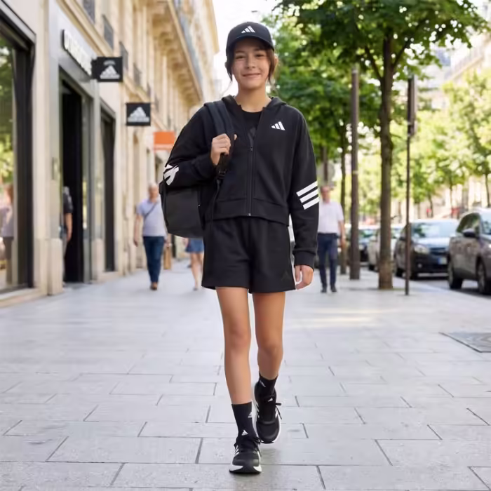 Толстовка Adidas JG FI 3S FZ - 7