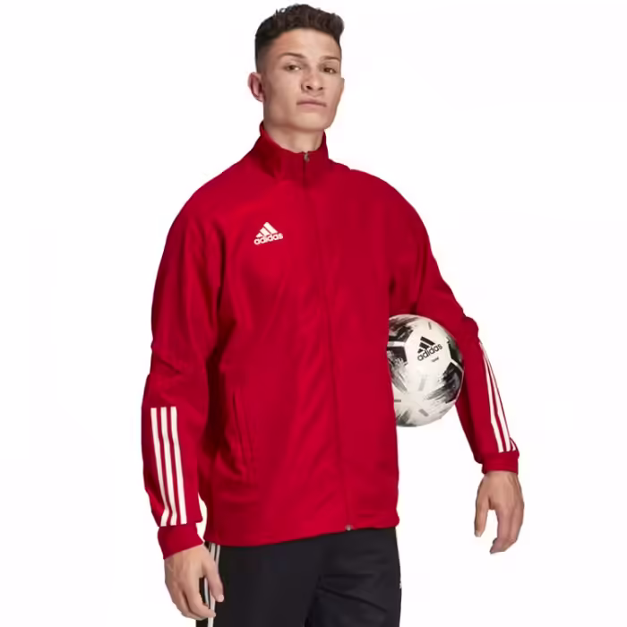 Hanorac Adidas CON20 PRE JKT Rosu M - 3