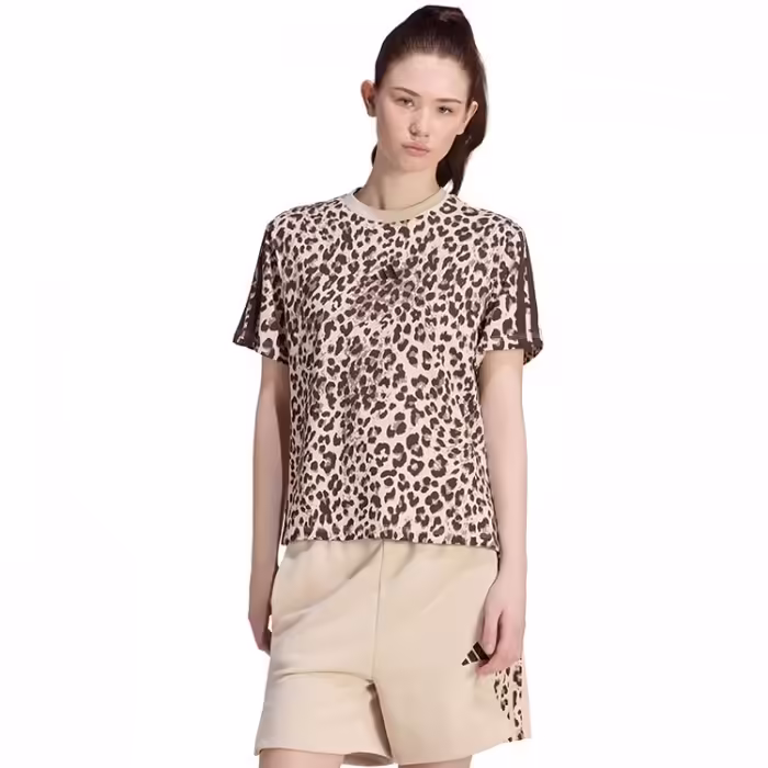 Футболка Adidas SEASONAL ESSENTIALS ANIMAL PRINT Коричневый XXS