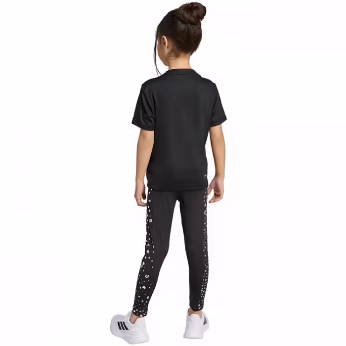 Set tricou + panta-colanti Adidas Essentials Glam Print - 2