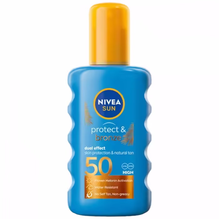 Защита от солнца Nivea SUN PROTECT BRONZE SPF 50