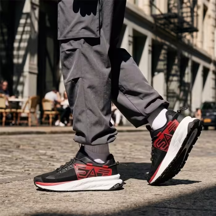 Incaltaminte Sport EA7 EMPORIO ARMANI SNEAKER SONIC ROPE Negru 41.5 - 8