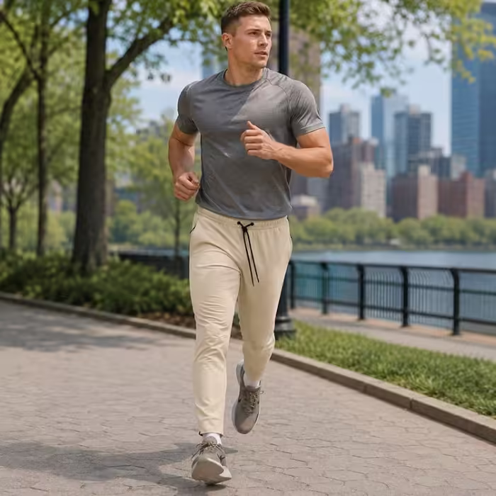 Брюки Nike M NK DF UNLIMITED PANT TPR Бежевый XXL - 9