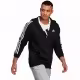 Толстовка Adidas ESSENTIALS FLEECE 3-STRIPES FULL-ZIP Черный M