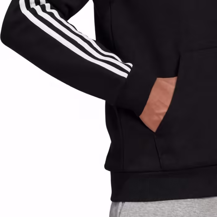 Толстовка Adidas ESSENTIALS FLEECE 3-STRIPES FULL-ZIP Черный M - 5