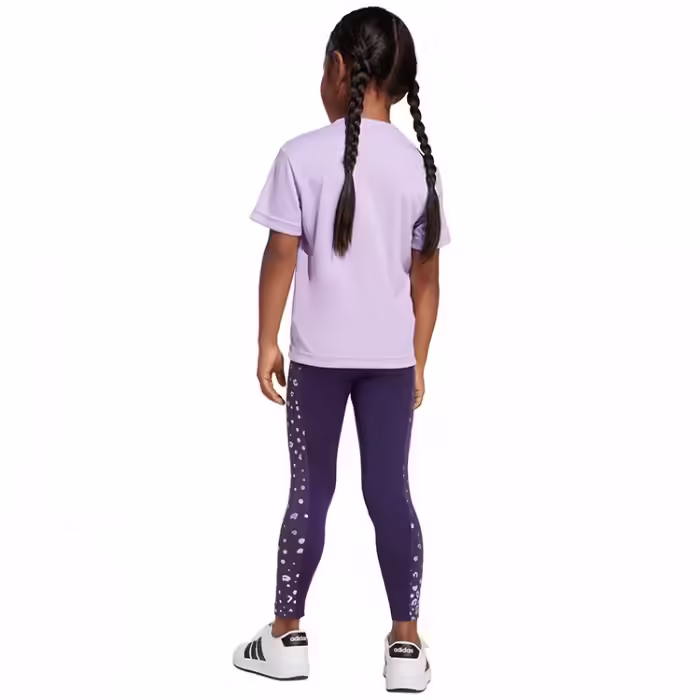 Set tricou + panta-colanti Adidas Essentials Glam Print - 2