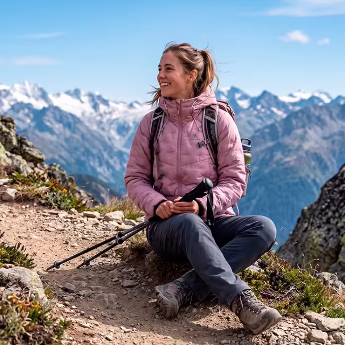 Куртка Kailas Down Jacket Womens Розовый S - 7