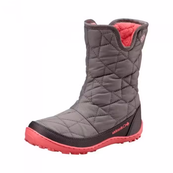 Cizme Columbia Youth Minx Slip Omni-Heat Waterproof Gri 33 - 2
