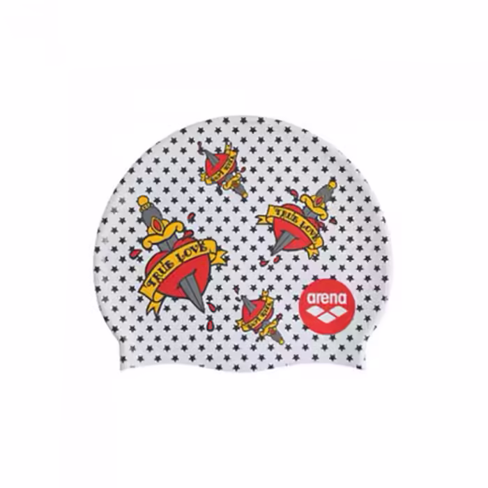 Силиконовая шапочка для плавания Arena Print 2