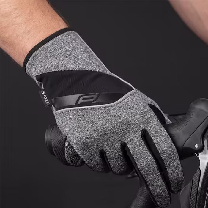 Велоперчатки теплые Force F GALE softshell - 4