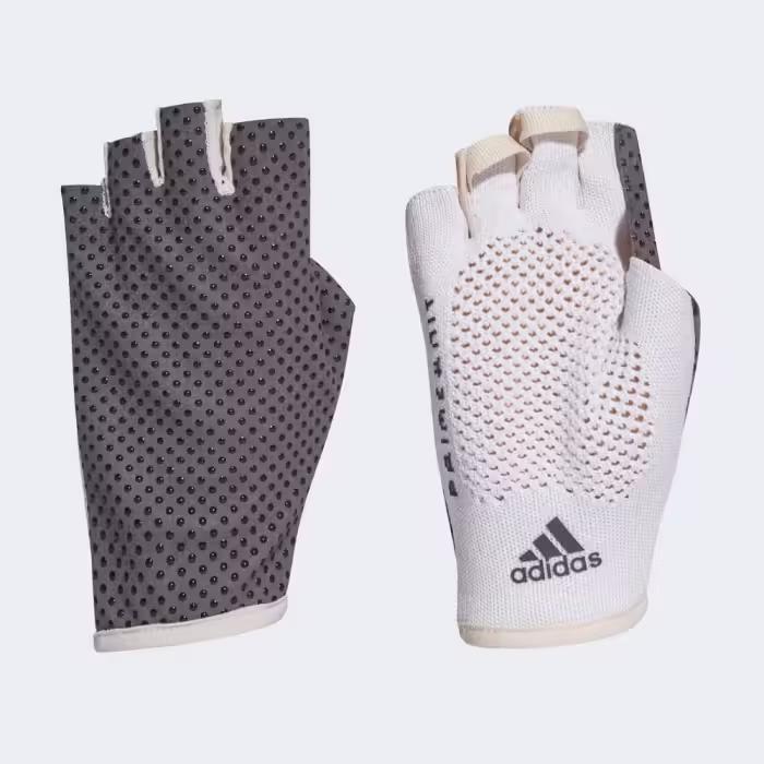 Перчатки для фитнеса Adidas PRIMEKNIT GL W Белый/Серый