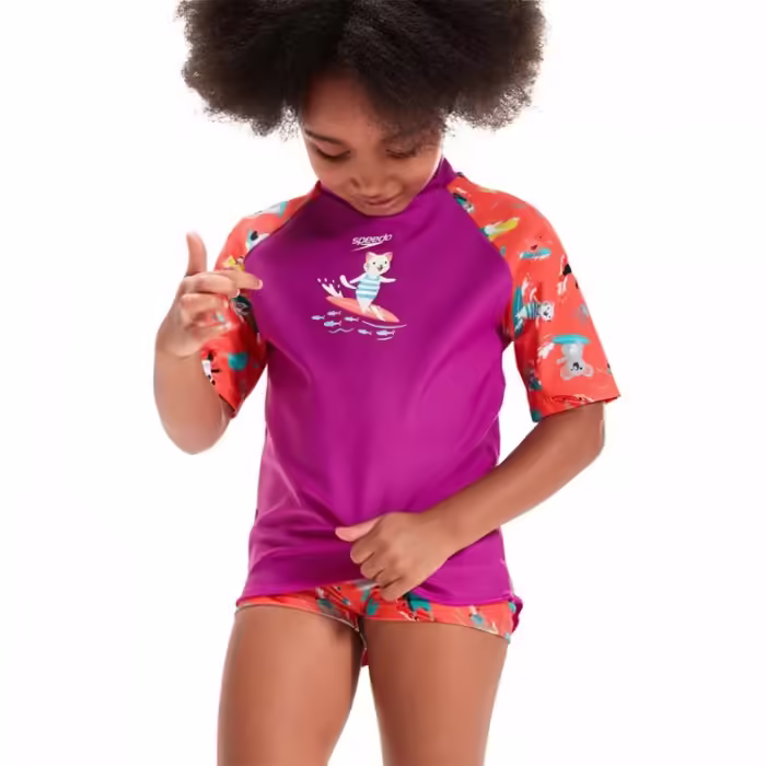 Костюм для плавания Speedo DIGI SS RASH TOP SET IF - 5