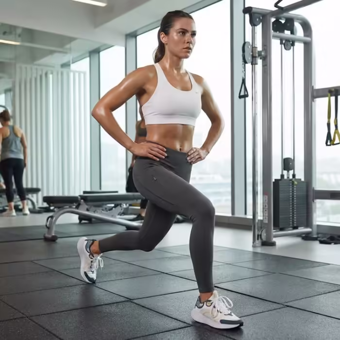 Легинсы Nike W DF GO MR TGHT Серый L - 8