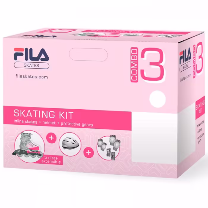 Роликовые коньки Fila skate J-ONE COMBO G 3 Set - 3
