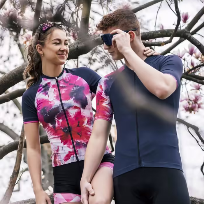 Tricou pentru ciclism Force F MAY - 3