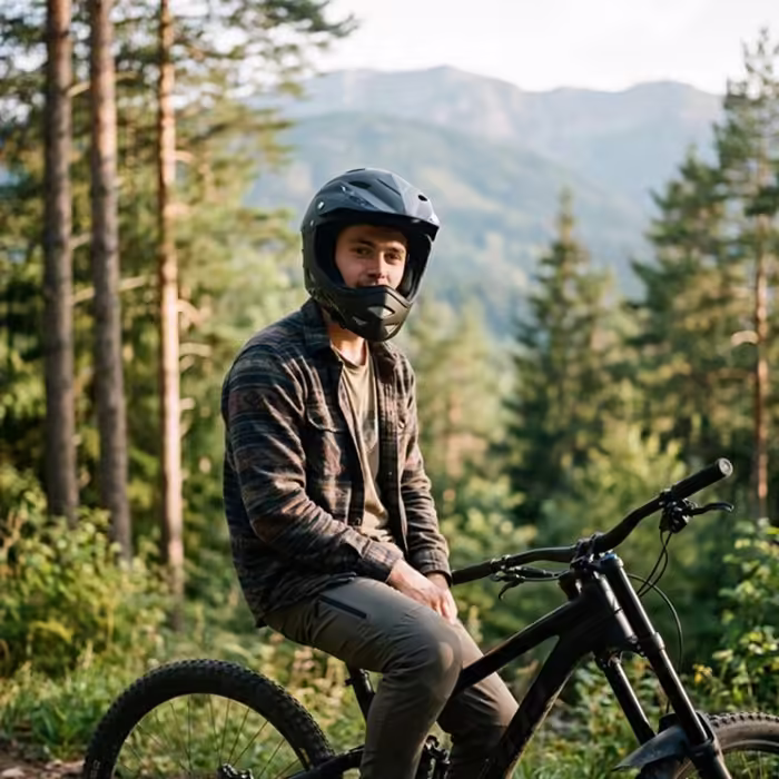 Шлем велосипедный Force DOWNHILL junior - 7