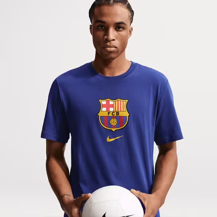Футболка Nike F.C. BARCELONA Синий S - 3