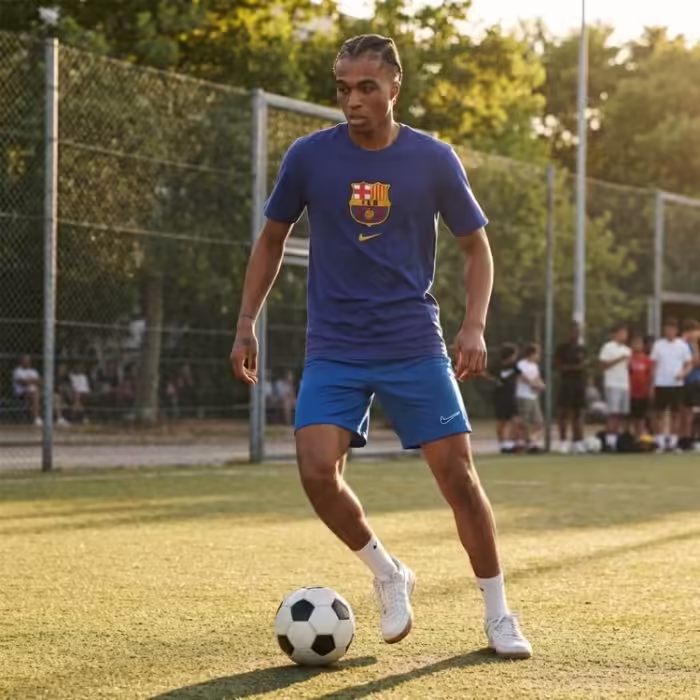 Футболка Nike F.C. BARCELONA Синий S - 7