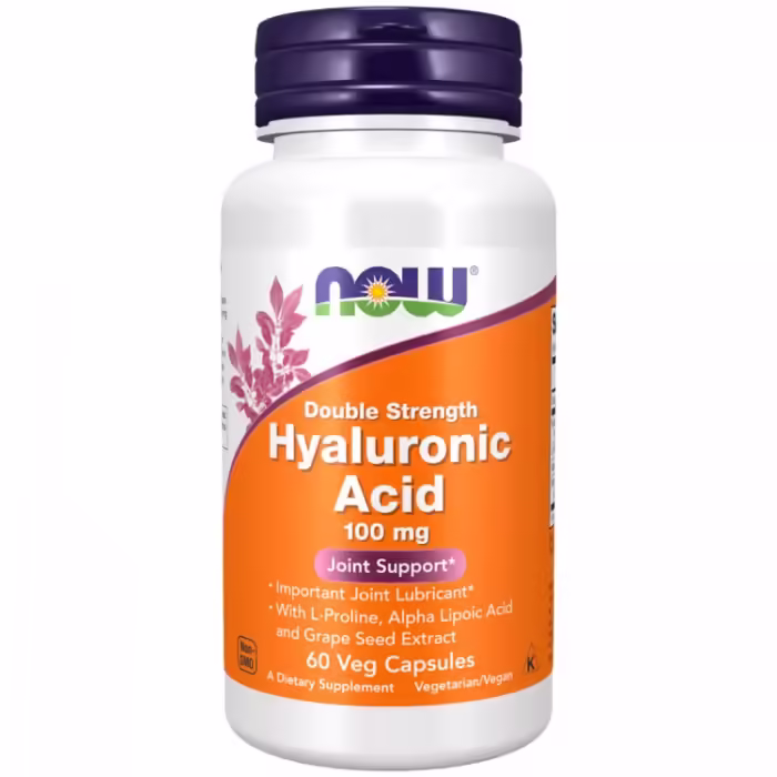 Витамины Now Foods Double Strength Hyaluronic Acid 100 mg