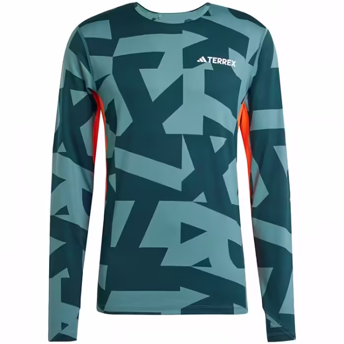 Long-sleeve Adidas MULTI SYNT LS A Verde S - 6