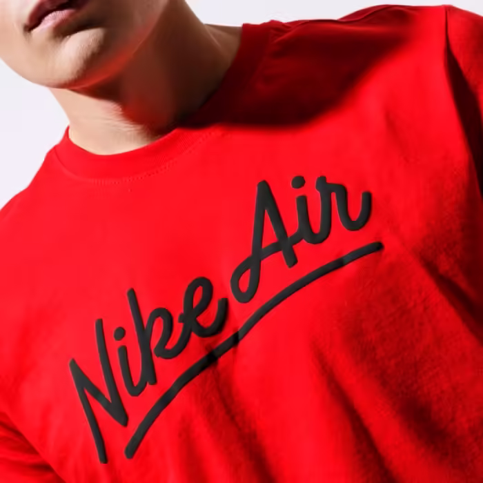 Tricou Nike M NSW SS TEE AIR 1 Rosu L - 5