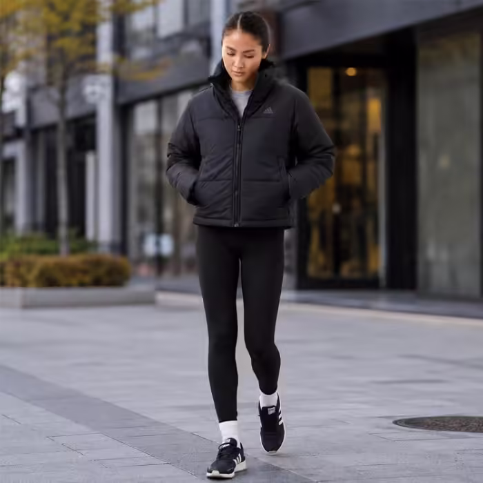Куртка Adidas W BSC PADDED J Черный XXS - 7